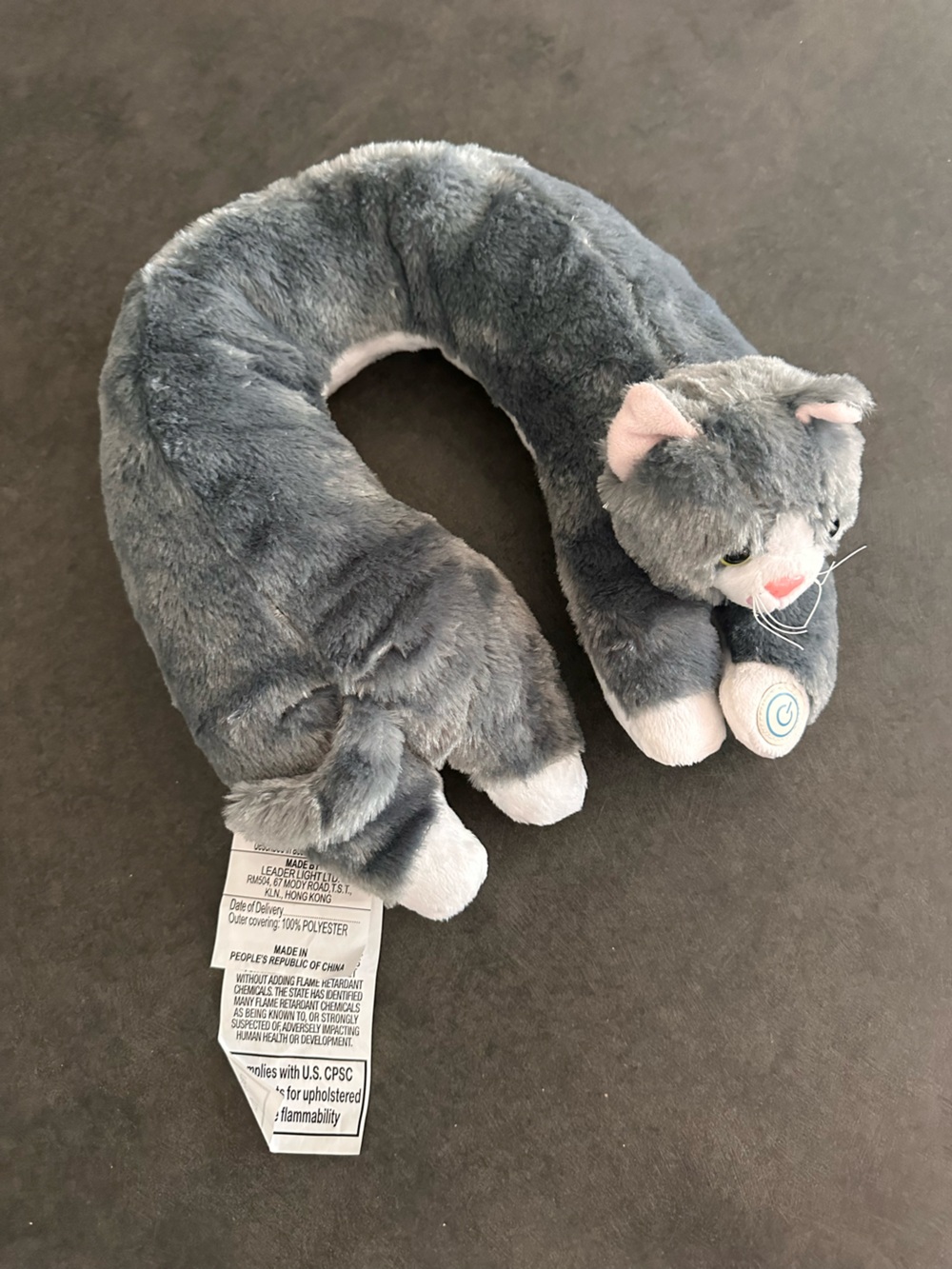 Vibrating Neck Cat Pillow